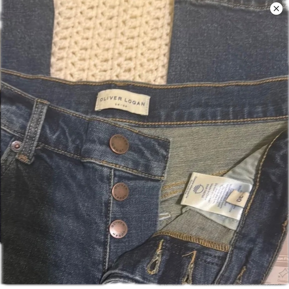 Oliver Logan Blue New Button Fly Women's Jeans 30 - Picture 3 of 3